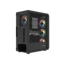 PC skriňa Fury SHOBO / Midi Tower / Transpar. / Čierna NFO-2154