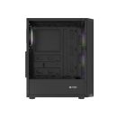 PC skriňa Fury SHOBO / Midi Tower / Transpar. / Čierna NFO-2154