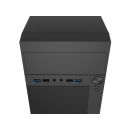 PC skriňa Natec HELIX / Micro Tower / Čierna NPC-2038