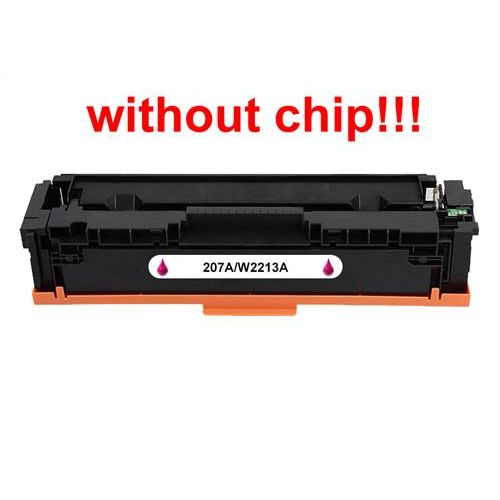 Kompatibilný toner pre HP 207A / W2213A-No Chip! Magenta 1250 strán POZOR kazeta bez čipu