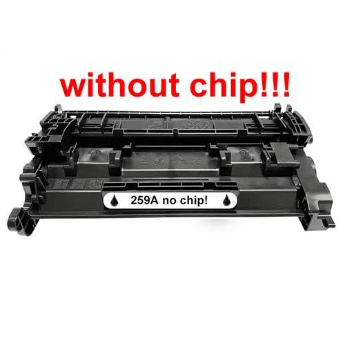 Kompatibilný toner pre HP 59A / CF259A / Canon CRG-057-No Chip! Black 3000 strán POZOR kazeta bez čipu!