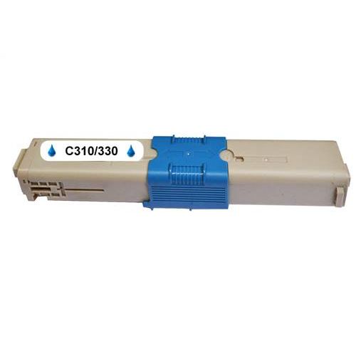Kompatibilný toner pre OKI C310 / C330 / C510 / C530 Cyan / 44469706 2000 strán