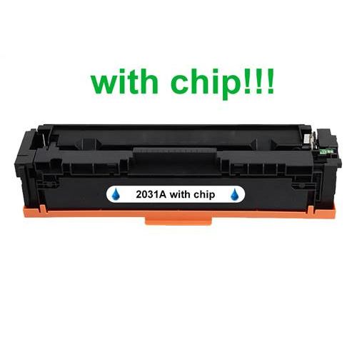 Kompatibilný toner pre HP 415A / W2031A-Plne funkčný čip! Cyan 2100 strán