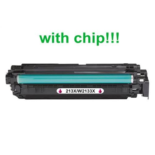 Kompatibilný toner pre HP 213X / W2133X-Plne funkčný čip! Magenta 6000 strán