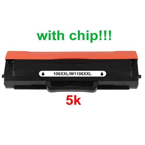 Kompatibilný toner pre HP 106XXL / W1106XXL-Plne funkčný čip! Black 5000 strán