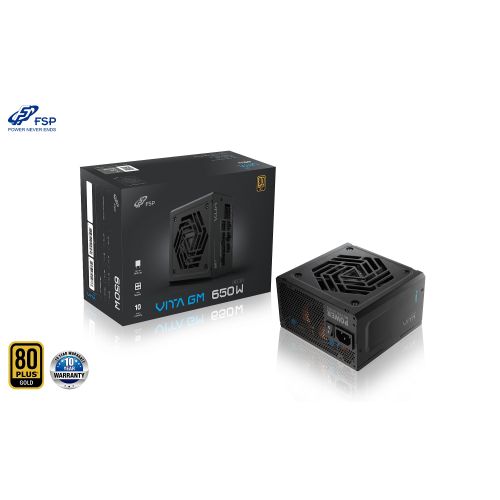 FSP VITA GM / 650W / ATX 3.1 / 80PLUS Gold / Modular / Retail PPA6506602