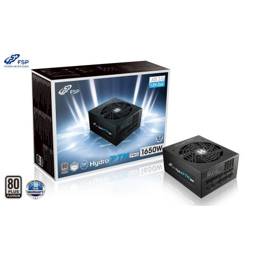 FSP HYDRO PTM PRO 1650 / 1650W / ATX 3.1 / 80PLUS Platinum / Modular / Retail PPA16F0101