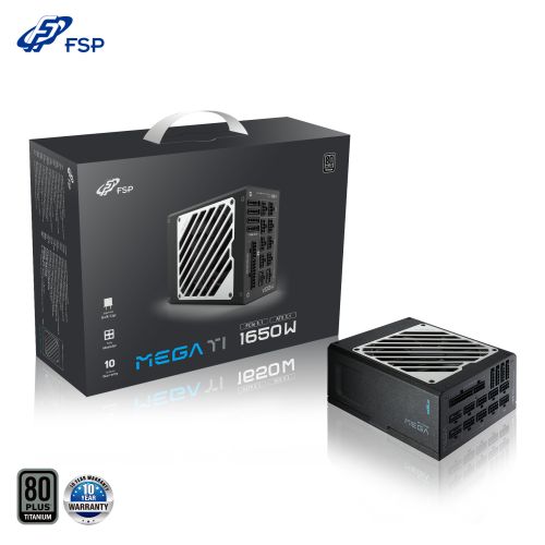 FSP MEGA TI / 1650W / ATX 3.1 / 80PLUS Titanium / Modular / Retail PPA16F0202