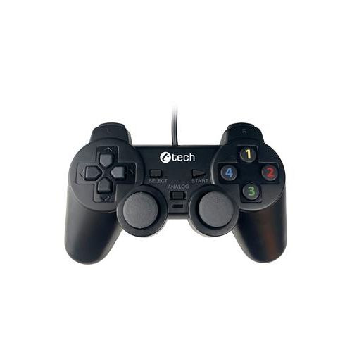 Gamepad C-TECH Callon pre PC / PS3, 2x analóg, X-input, vibračný, 1,8 m kábel, USB GP-05