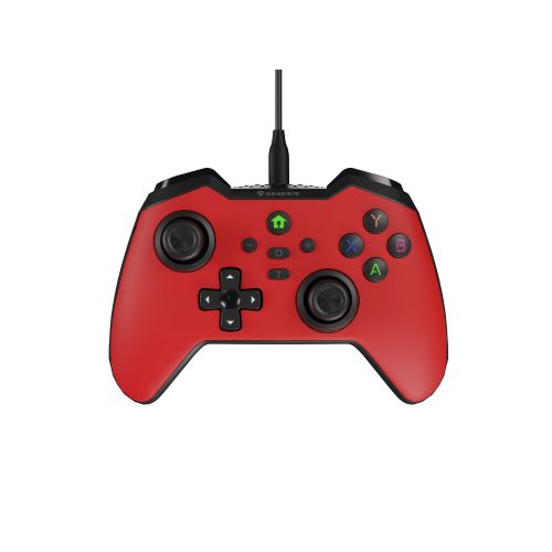 Drôtový gamepad Genesis MANGAN 300, pre PC / Switch / Mobil, červený NJG-2105