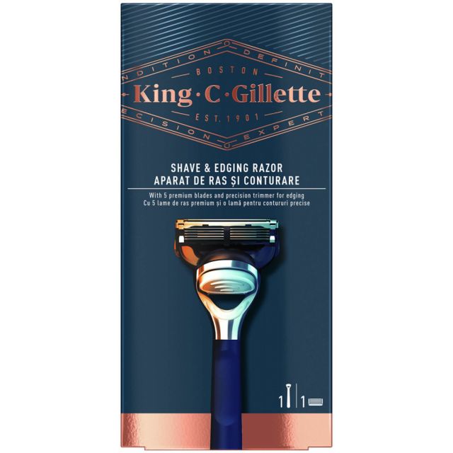Gillette King Shave & Edging + 1 ks hlavice