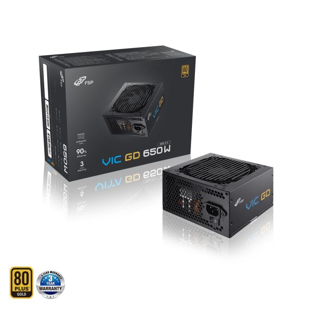 FSP VIC GD 650, 80 plus GOLD, ATX 3.1, 650 W POA6500101