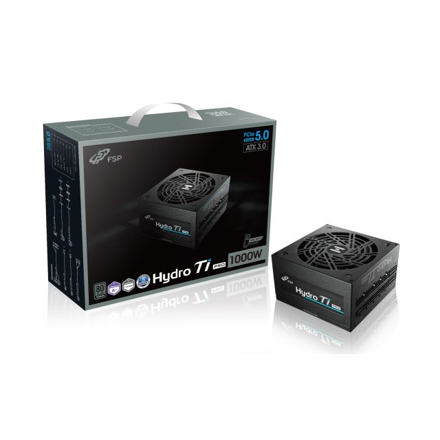 FSP HYDRO Ti PRO / 1000W / ATX 3.1 / 80PLUS Titanium / Modular / Retail PPA10A3807