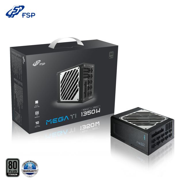 FSP MEGA TI / 1350W / ATX 3.1 / 80PLUS Titanium / Modular / Retail PPA13F0201